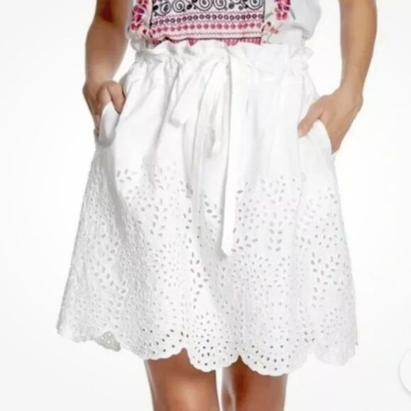 Johnny Was Dresses & Skirts - Johnny Was 4 Love And Liberty Eyelet Skirt XS
